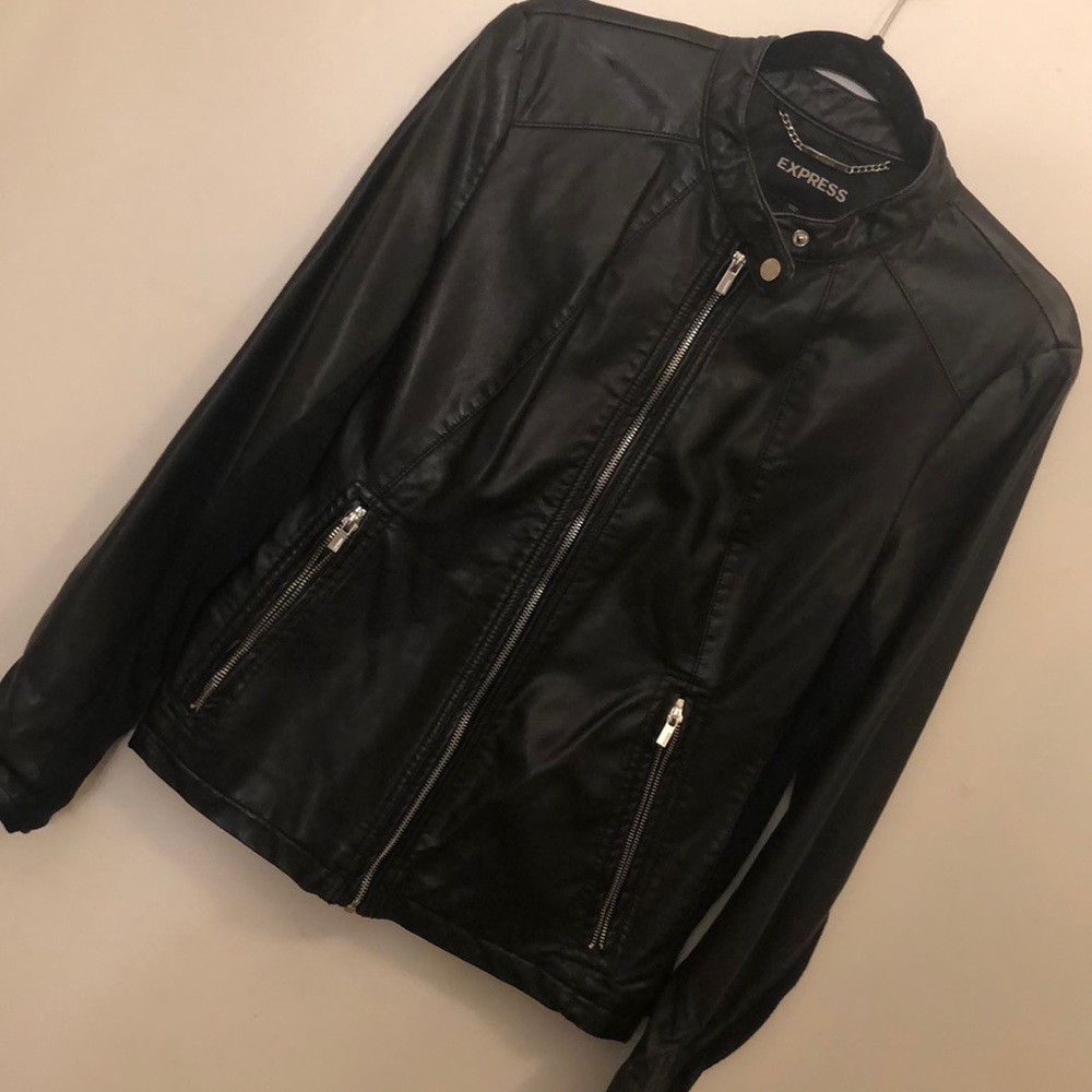 Express leather jacket